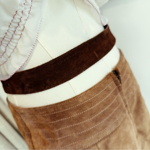 ✨ VINTAGE 1970s suede belt - Picture 2 of 4